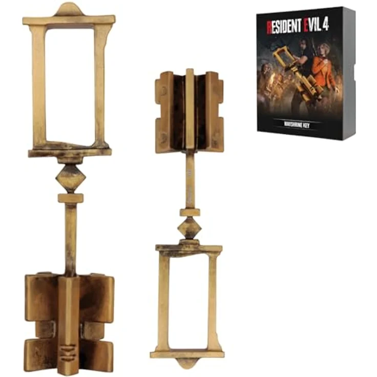 FaNaTtik Resident Evil 4 Limited Edition Wayshrine Metallschlüssel, nummeriert, stark geprägtes Design, limitiert auf 5000 Stück – Bild 1