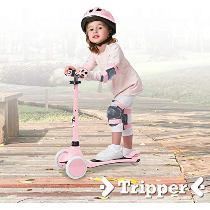 Mondo Mondo, Scooter mit 3 Rädern, verstellbarer Höhe, rosa, max. 30 kg – Bild 7