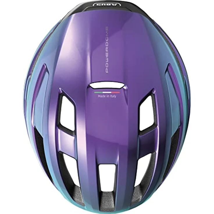 ABUS Rennradhelm PowerDome MIPS - leichter Fahrradhelm mit cleverem Belüftungssystem und Aufprallschutz - Made in Italy - für Damen und Herren - Violett, Größe L – Bild 4