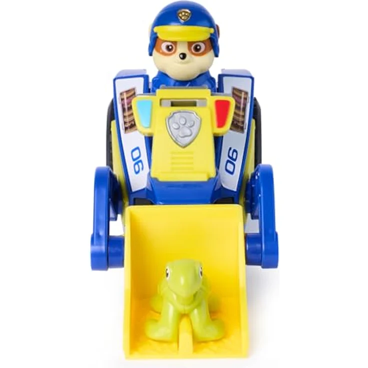 Paw Patrol PAW Search & Rescue Vehicle Rubble, Rückziehfahrzeug-Set mit 15 cm Rubble Bulldozer und 2 Figuren, geeignet ab 3 Jahren – Bild 5