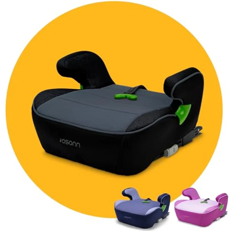 Osann Junior Isofix Gurtfix i-Size Sitzerhöhung (126-150 cm) - Pixel Black – Bild 2