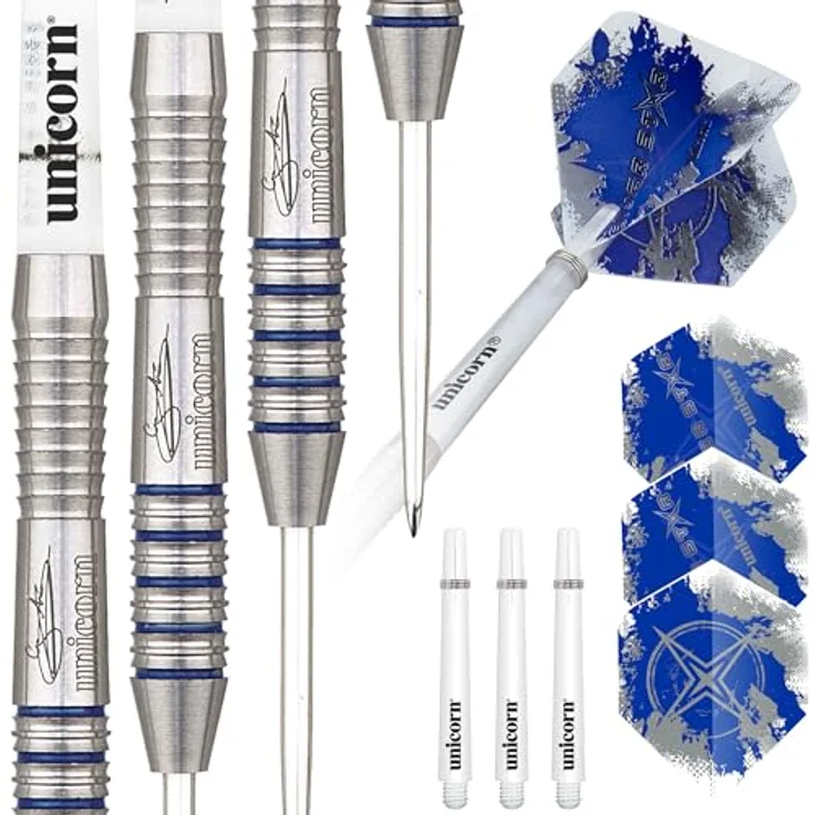Unicorn Silver Star Gary Anderson Steel Darts, 21 Gr. / Inhalt 1 Stück – Bild 2