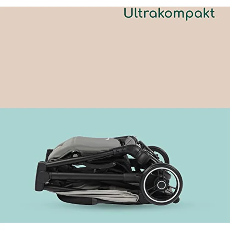 Bebeconfort Bonny, ultrakompakter 3-in-1 Kinderwagen mit automatischem Klappsystem, grau – Bild 7
