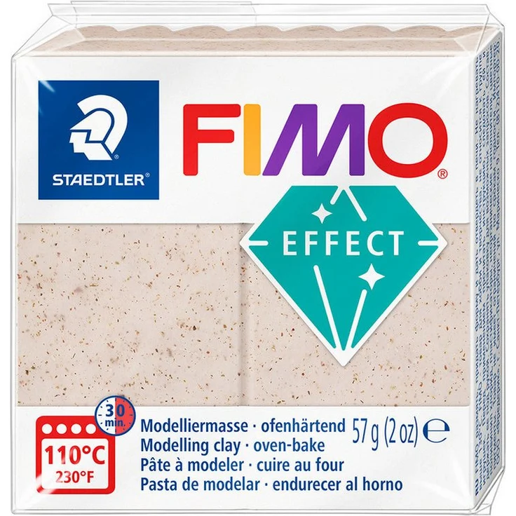 FIMO Modelliermasse effect 8010 Botanical, 57 g - Natürliche botanische Farben, 8 Portionen, vielseitig einsetzbar – Bild 1