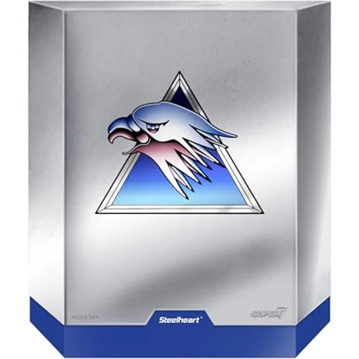 Super7 Funko SilverHawks Ultimates: Steelheart Actionfigur, Schwarz, aus Kunststoff – Bild 3