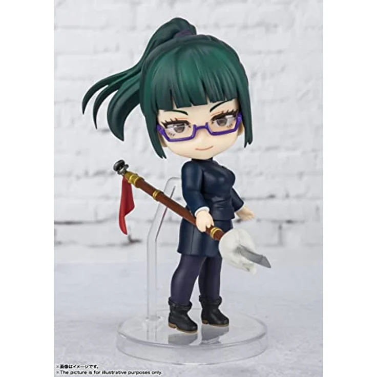 Bandai Tamashii Nations Jujutsu Kaisen Figurine Figuarts Mini Maki Zen'in, Actionfigur 9 cm mit Zubehör in Fensterbox – Bild 5