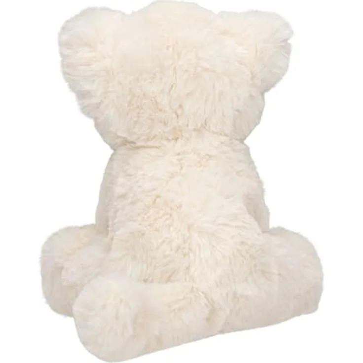 Depesche TOPModel Plüsch Katze, 16 cm, kuschelweiches weißes Fell, blaue Augen, rosa Nase – Bild 3
