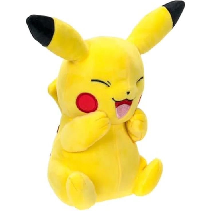 Pokémon PKW3080-20cm Plüsch - Pikachu, offizielles Plüsch, superweich und inspiriert von der Pokémon Zeichentrickserie – Bild 4