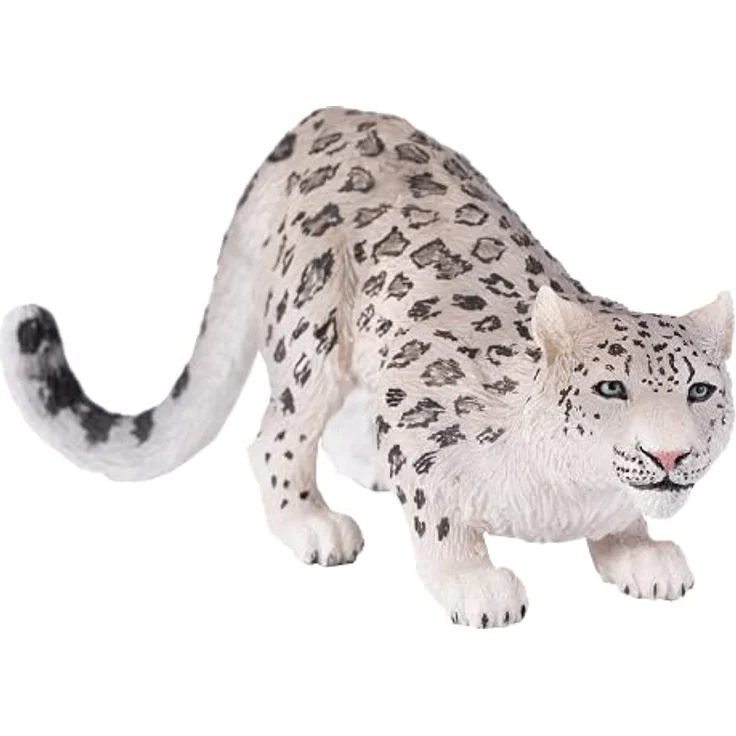 Mojo Wildlife Schneeleopard – 387243, Sammelfigur mit lebensechten Details, 15.2 x 4.3 x 5.7 cm – Bild 3