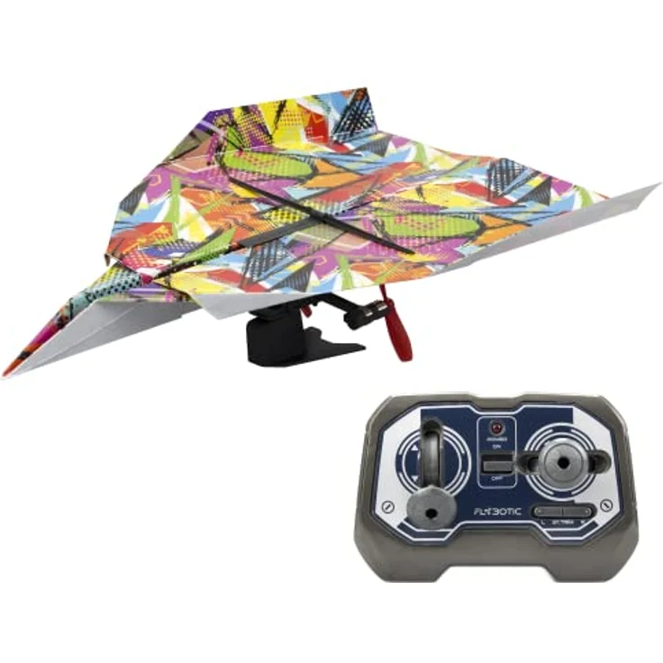 FLYBOTIC RC 84844 AIROZ by Silverlit, ferngesteuertes Flugzeug, rc Papierflieger, Spielzeug für Kinder, bunt, ab 8 Jahren – Bild 11