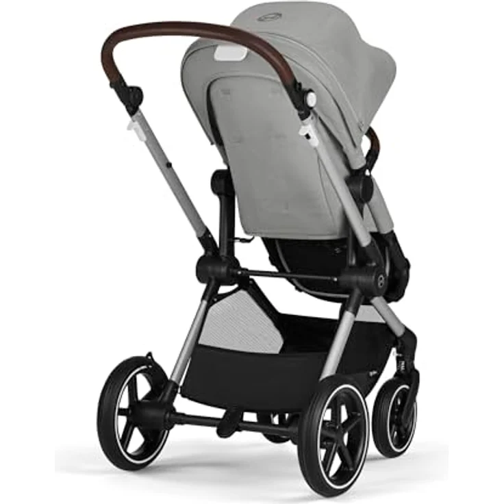 Cybex Gold Kinderwagen EOS Lux 2-in-1, Reisesystem, Stone Grey, ab Geburt bis 22 kg – Bild 5