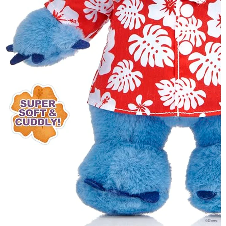 Merkloos Disney Plüsch Hawaiian Chatty Stitch Deluxe, interaktives 32 cm Stofftier mit authentischen Phrasen und Geräuschen – Bild 6