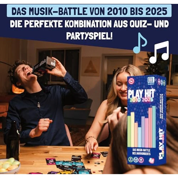 ATM Gaming PlayHit, Musik-Battle des Jahrhunderts, Brettspiel für 2 Teams, 21. Jahrhundert Hits – Bild 2