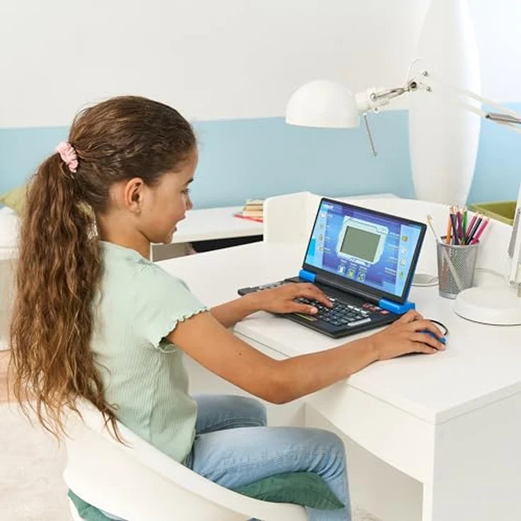 Vtech® Explorer Laptop Pro, Lerncomputer mit 164 Lernspielen, inkl. kabelgebundener Maus, für Kinder ab 6 Jahren – Bild 4