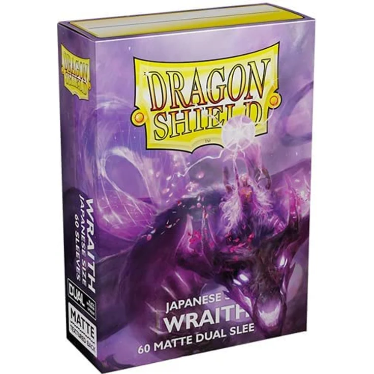 Dragon Shield Dual Matte Sleeves - Wraith (60 Sleeves) - Japanese Size – Bild 3