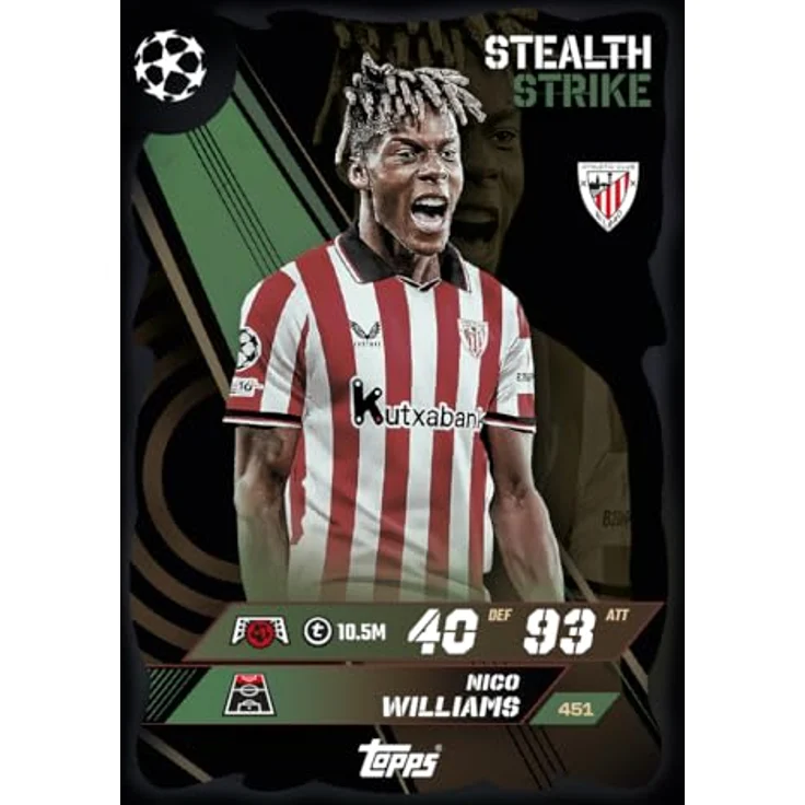 Topps Eco Pack Spielkarten Attax UCL 25-26, Sammelfiguren für die UEFA Champions League – Bild 5