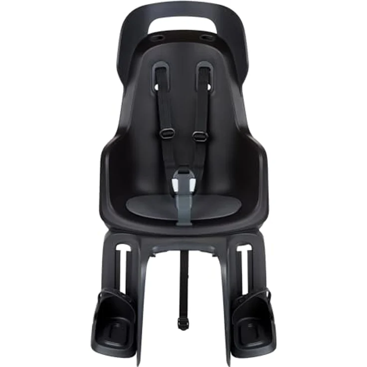 Bobike Fahrradkindervordersitz GO MAXI für 26”-29” Fahrräder, Urban Schwarz, TÜV GS geprüft – Bild 2