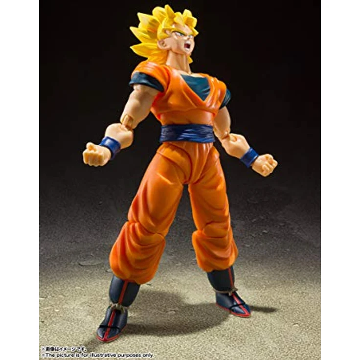 Unbekannt Ball Z SS Full Power Son Goku Figur S. H. Figuarts 14 cm, BAS61385 – Bild 4