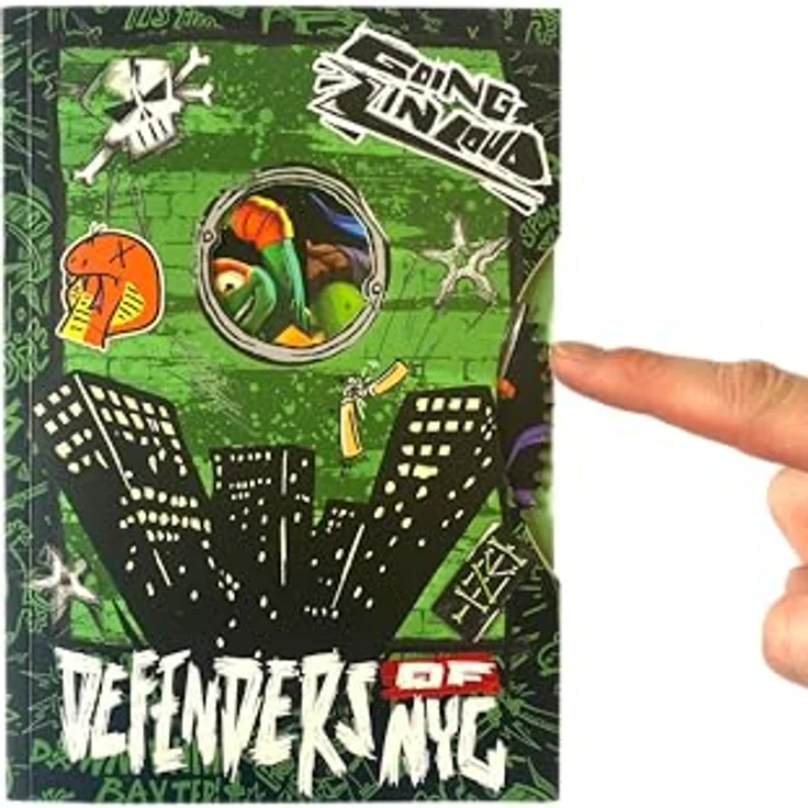 ThumbsUp! Notizbuch TMNT, Spinner, 80 Blätter, mehrfarbig – Bild 3