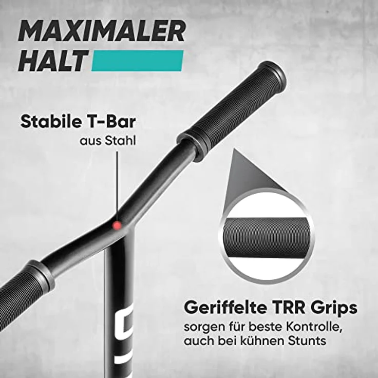 Apollo Stunt Scooter - Star Pro | HighQuality eloxierter Profi Stuntroller | Kinder Scooter mit ABEC 9 Kugellagern, 100mm Wheels | Stunt Scooter Erwachsene Version, Roller |Trick Roller für Teenies – Bild 2
