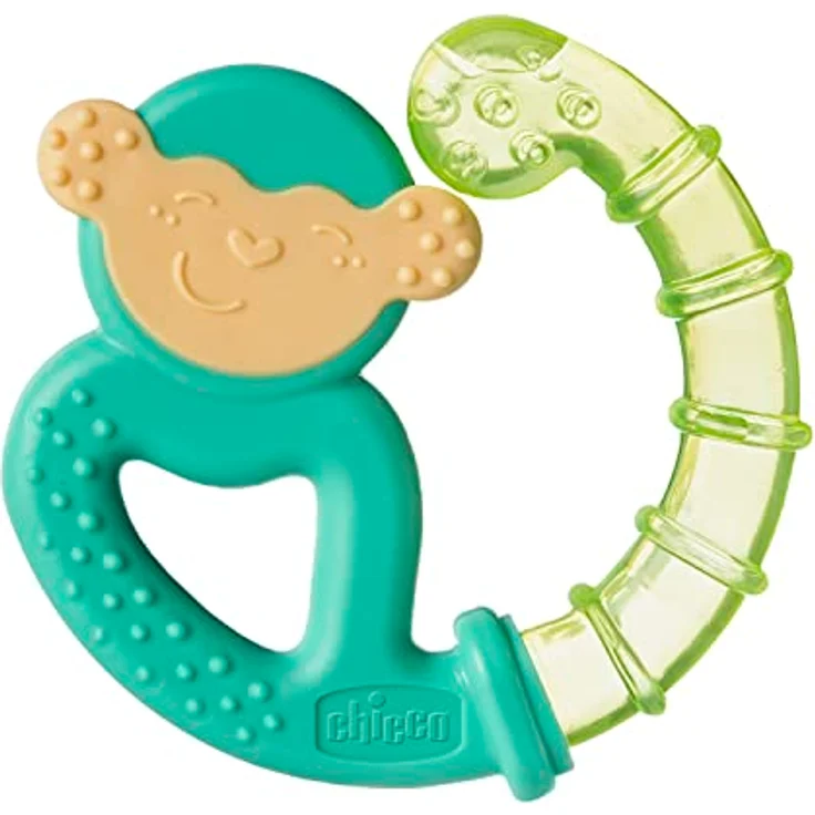 Chicco Beißring Fresh&Relax Affe oder Faultier, 4M+, gefüllt mit sterilem Wasser – Bild 6