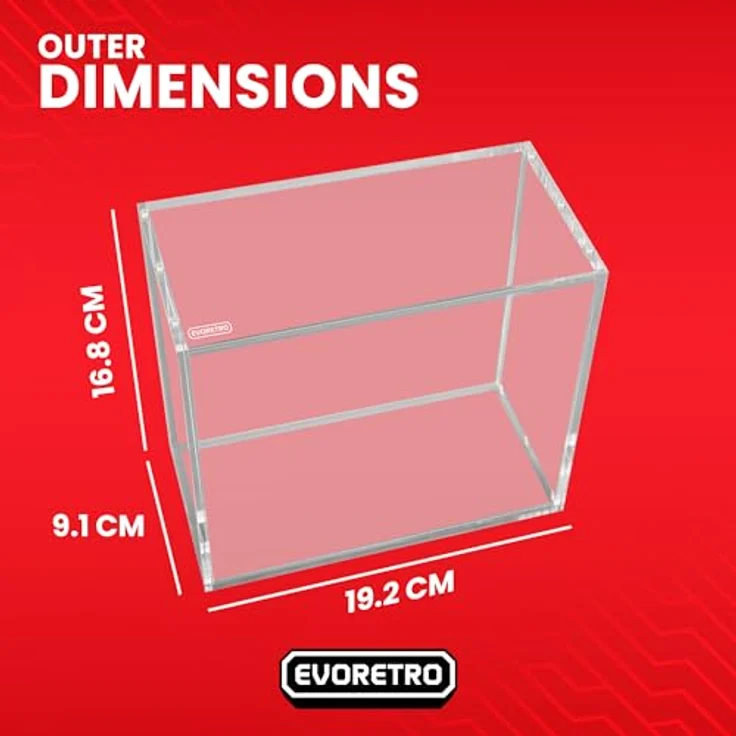 Evoretro Acrylschutz für ETB Elite Trainer Box, mit Magnetverschluss, 1 Stück, 19,3 x 9,11 x 16,76 cm – Bild 3