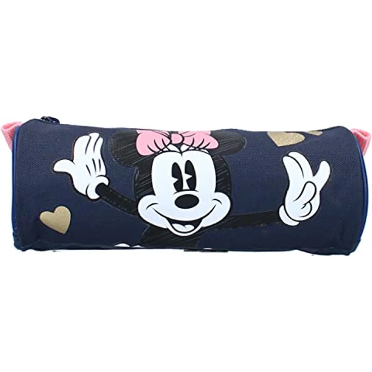 Disney Minnie Mouse Federmäppchen „Deluxe“, Etui für Mädchen mit charmantem Design, Maße 7 x 21 x 7 cm – Bild 2