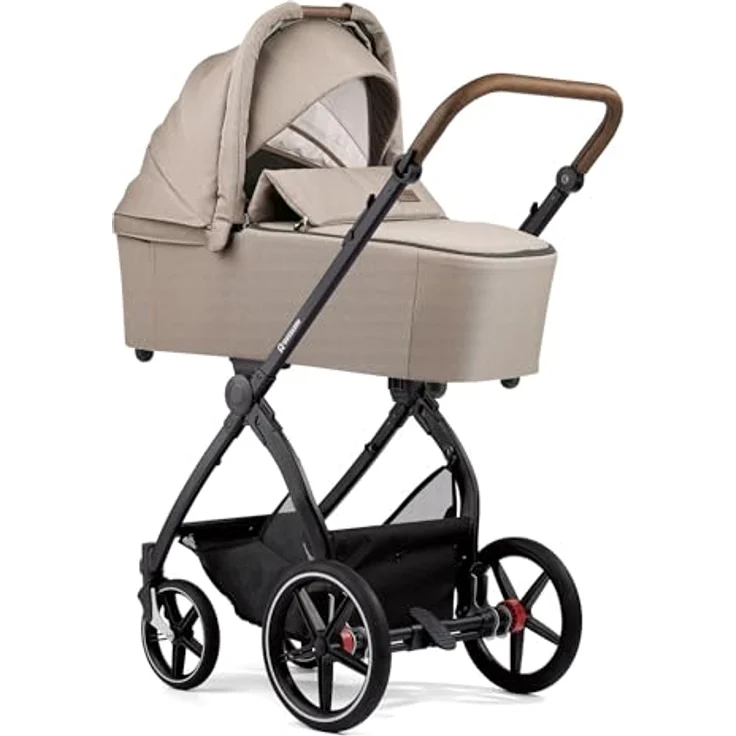 Gesslein FX4 Swing 2in1 Kinderwagen-Set, inkl. Babywanne Lyx Design, ergonomische Liegefläche, innovative Swing-Federung, wendig und leicht – Bild 2