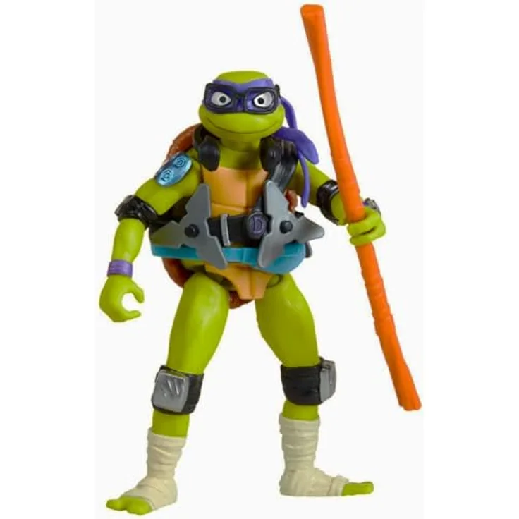 Playmates Toys Actionfigur Die Abenteuer der Teenage Mutant Ninja Turtles, Mix 'n Match System mit Metalheads Kopf und Donnies Waffen, 11,5 cm hoch