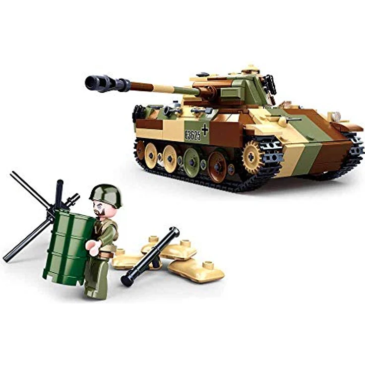 Sluban M38-B0859 - Konstruktionsspielzeug - Medium German Tank – Bild 2