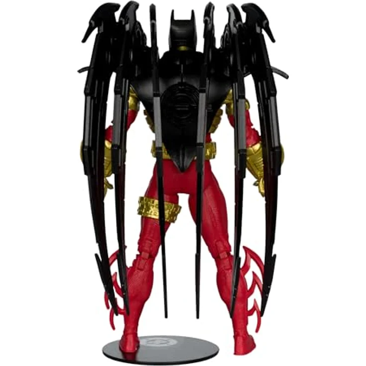 McFarlane DC Multiverse Azrael Batman (Knightquest), detailreiche Actionfigur, 19 cm mit Zubehör und Base – Bild 4