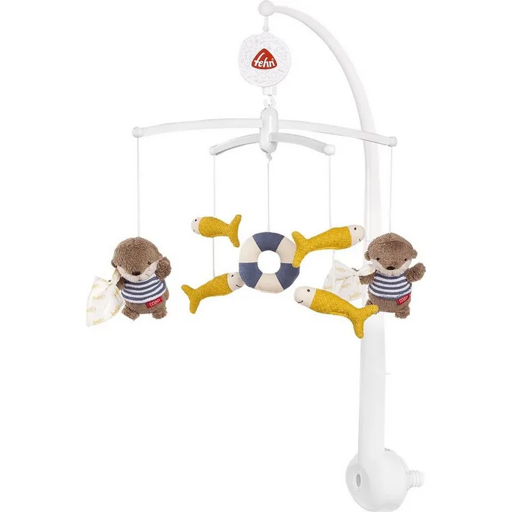 Fehn Otter Theo Musik-Mobile, Aufzieh-Mobile mit Spieluhr-Melodie „Mozarts Wiegenlied“, Ø 40 cm - Preisvergleich