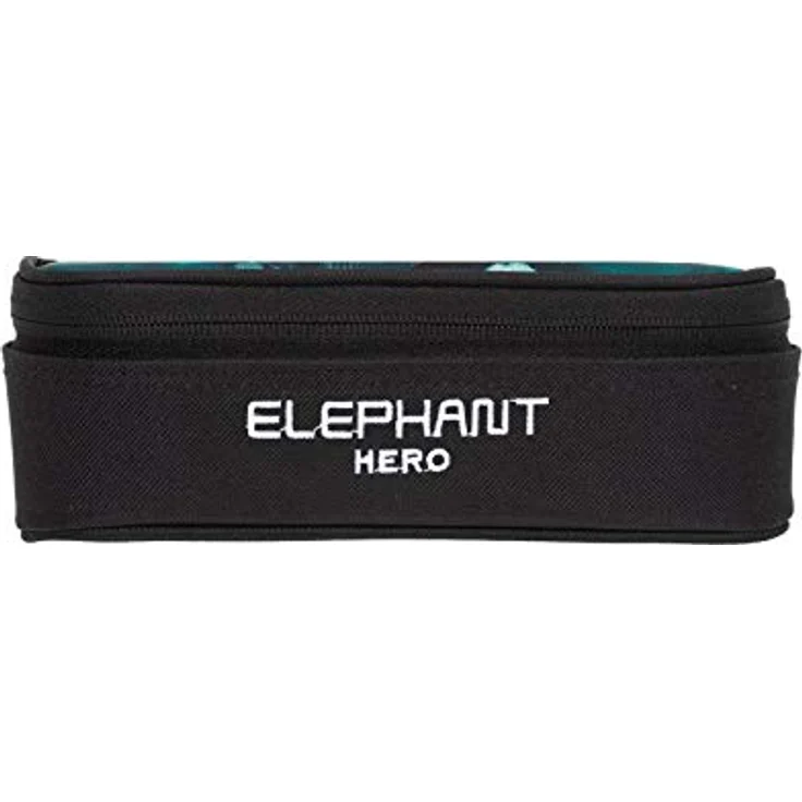 Elephant Mäppchen Jungen Mädchen Federtasche Box Hero Signature Pennal 12727 (Flower Türkis-Schwarz Verlauf) – Bild 4