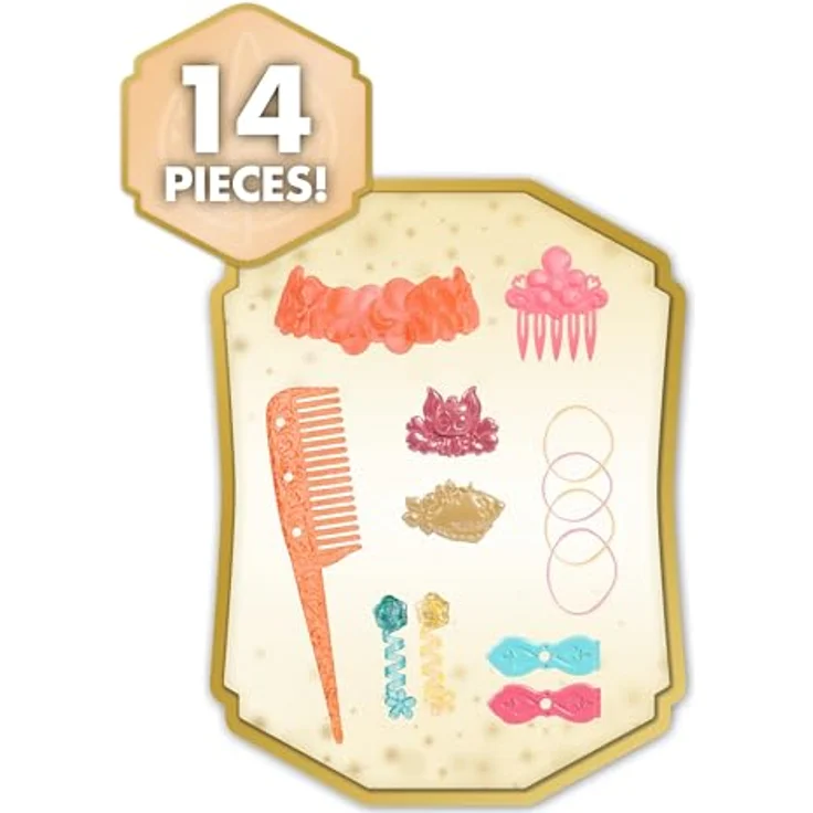 JustPlay Frisierkopf Disney Princess Basic Moana Styling Head, dunkelbraunes Haar, ideal für Styling-Spaß – Bild 4