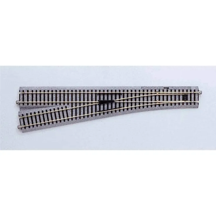 Kato H0 Weiche manuell, links 343 mm mit R867-10° Kurve (Spur H0)