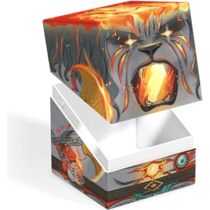 Squaroes Squaroe Magic: The Gathering "Reality Fracture" MTG011, Deckbox für bis zu 100 doppelt gesleevte Karten, nachhaltige Materialien, stabiler Verschluss, vollständig bedrucktes Design – Bild 4