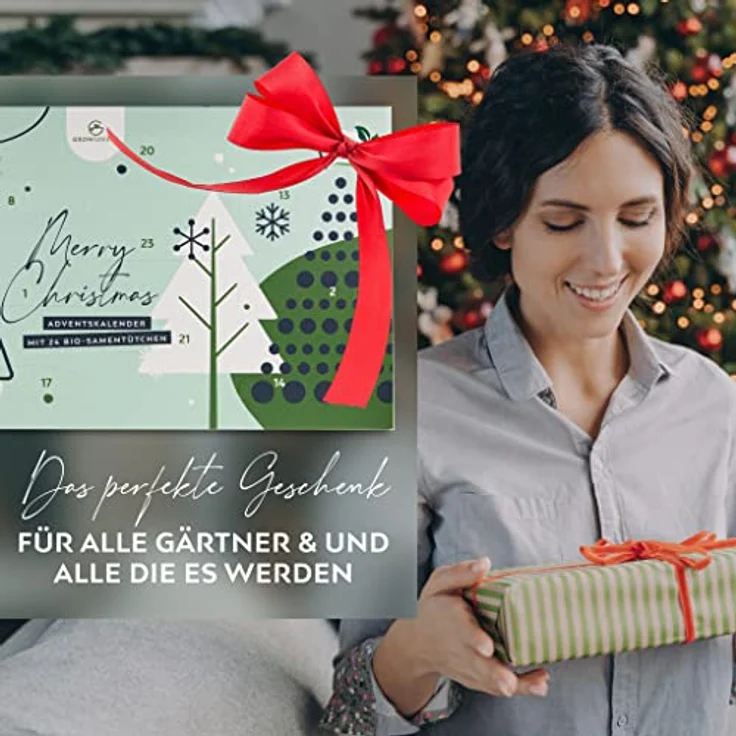 Growgreens BIO Saatgut & Samen Adventskalender 2025, 24 verschiedene Gemüsesorten in plastikfreier Verpackung, nachhaltiges Geschenk für Hobbygärtner – Bild 4