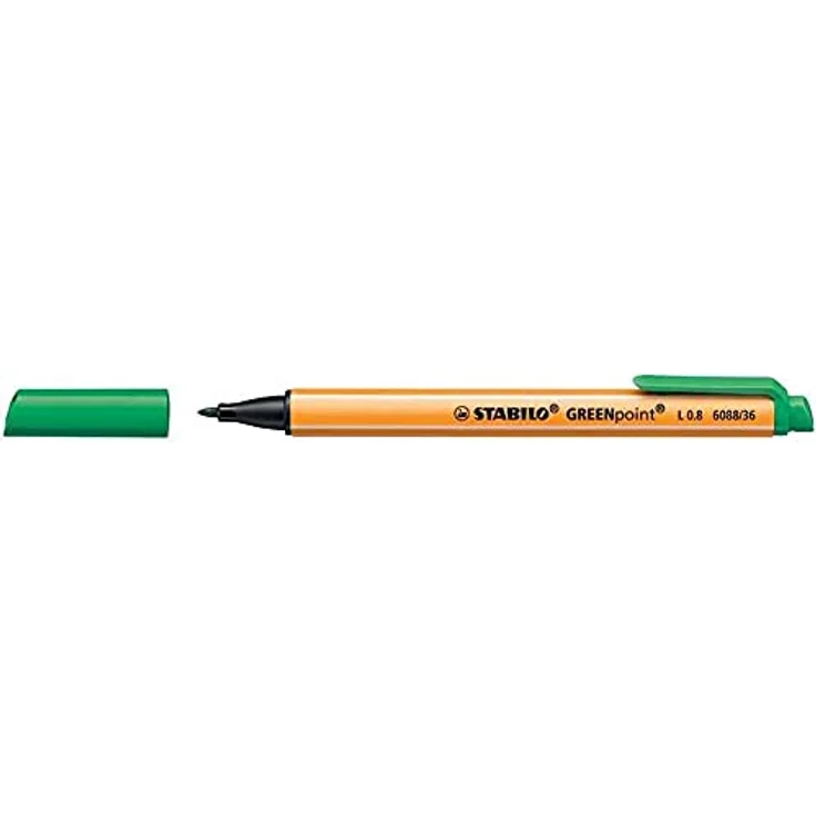 STABILO Filzstift Greenpoint, 0,8 mm Strichbreite, recycelter Kunststoff – Bild 2