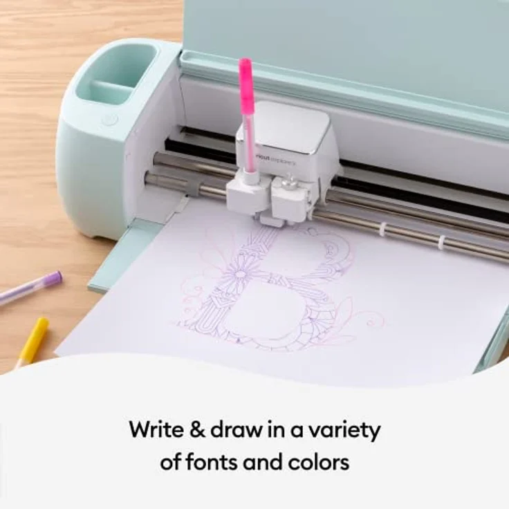 Cricut Glitter Gel Pen Set | Rainbow | Fine Point 0.8mm | 10-pack | For use with Cricut Explore and Maker machines – Bild 3