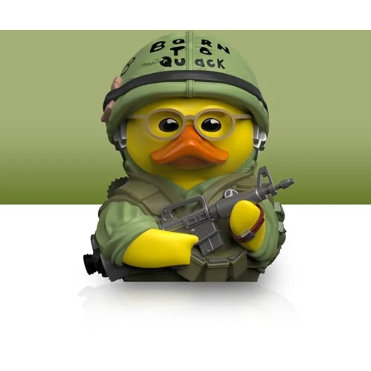 TUBBZ TUBBZ Box-Ausgabe: Kubrick Full Metal Jacket - SGT J.T. Davis Cosplaying-Gummiente Vinylfigur, 9 cm groß, umweltfreundliche Kartonverpackung – Bild 4