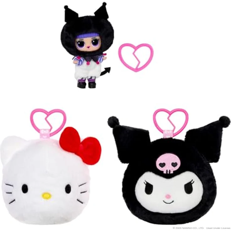 MGA LOL Surprise Hello Kitty Plüsch mit 2-in-1 Überraschungseffekt, inkl. Püppchen und Zubehör, sortierte Charaktere – Bild 8