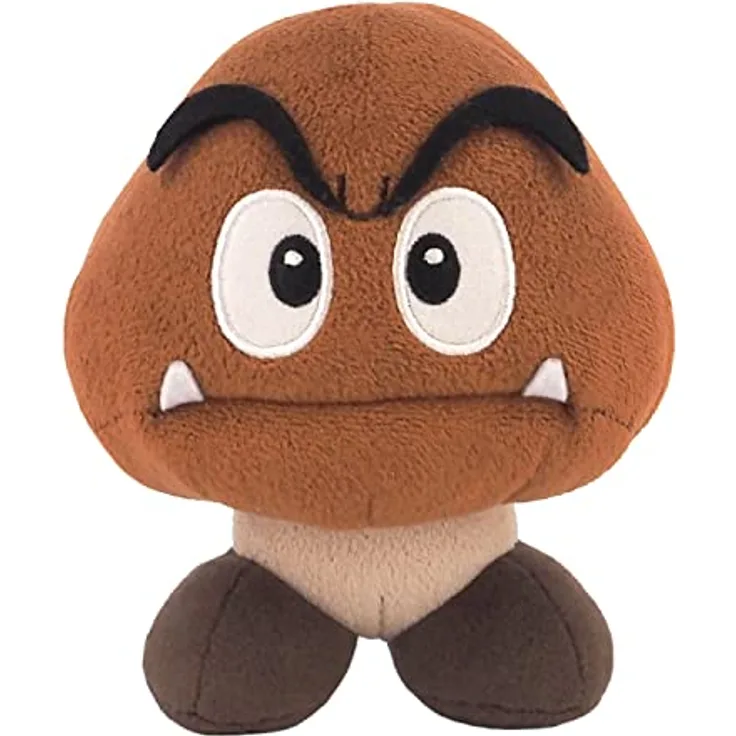 Together Plus PELNIN-SM-GOO14, Goomba Plüschfigur 14 cm, offiziell lizenziertes Nintendo Produkt