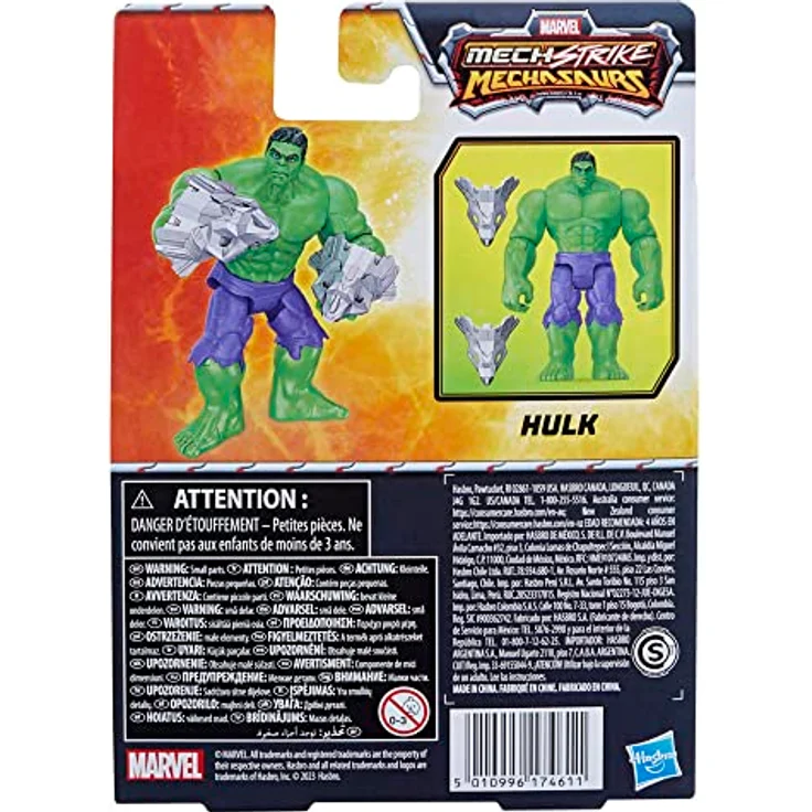 Marvel MVL MECH Strike 3.0, 10,2 cm Sammelfigur Hulk mit detailgetreuem Design aus dem Marvel Universum – Bild 3