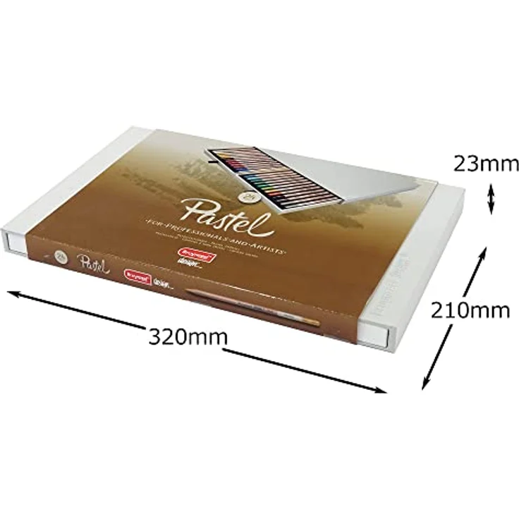 Bruynzeel Design Pastell-Bleistiftbox, 24 Farben (3,80 mm) für kreatives Zeichnen und Malen – Bild 3