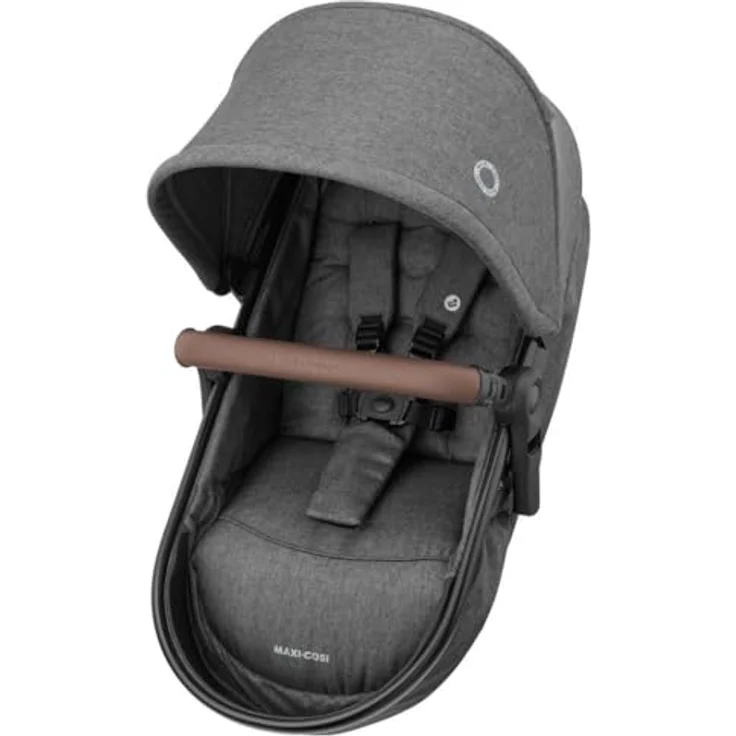 Maxi-Cosi Zelia S Trio 3in1 Kombi-Kinderwagen-Set bis 22 kg, inkl. Babyschale CabrioFix S i-Size, Wickeltasche, Regenschutz, Dark Grey, mit Gratis Mobilitätsgarantie – Bild 6