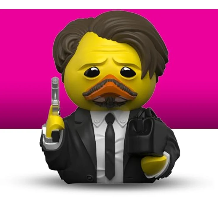 TUBBZ First Edition: Reservoir Dogs - Mr. Pink, Cosplaying-Gummiente Vinylfigur, 9 cm groß, in stapelbarer Badewannen-Vitrine – Bild 4
