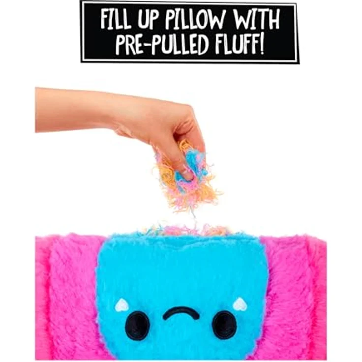 Fluffie Stuffiez 513056 Rainbow Feature Pillow Fight, Interaktives Kuscheltier mit ASMR-Funktionen, Mehrfarbig, Einfache Reinigung mit eigenem Staubsauger, Ab 4 Jahren – Bild 2