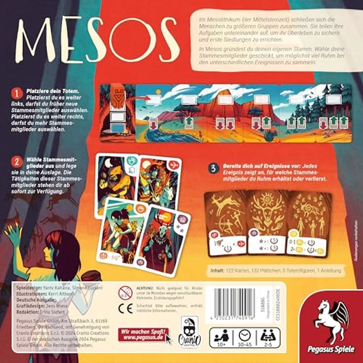 Pegasus Spiele Mesos, Brettspiele & Kartenspiele für die ganze Familie – Bild 4