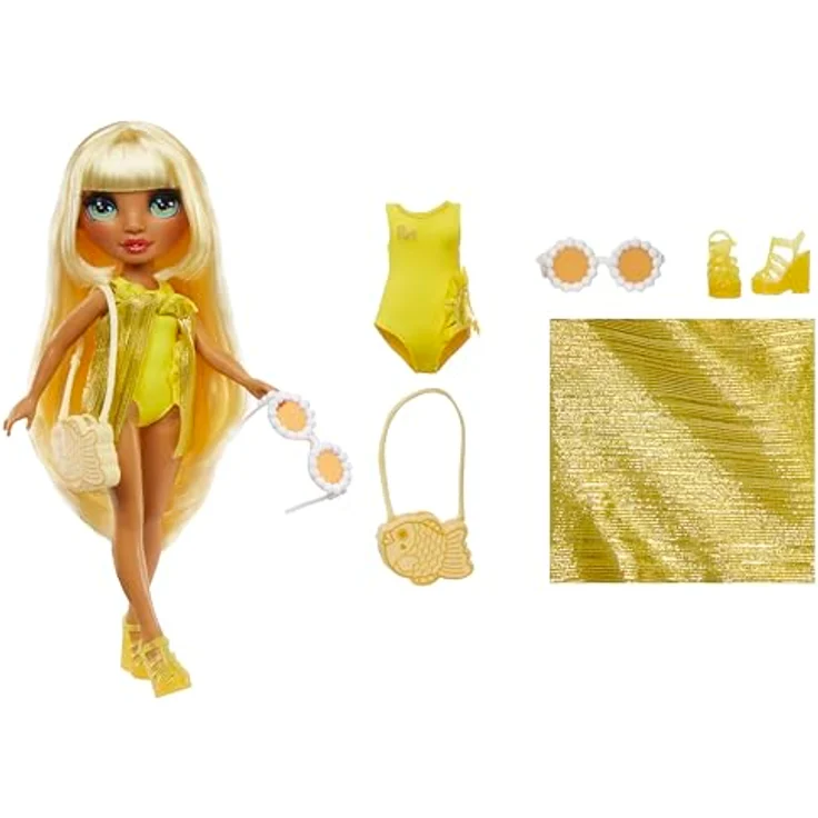 Rainbow High Anziehpuppe Rainbow High Swim & Style Fashion Doll- Sunny (Yellow) - Preisvergleich – Bild 3