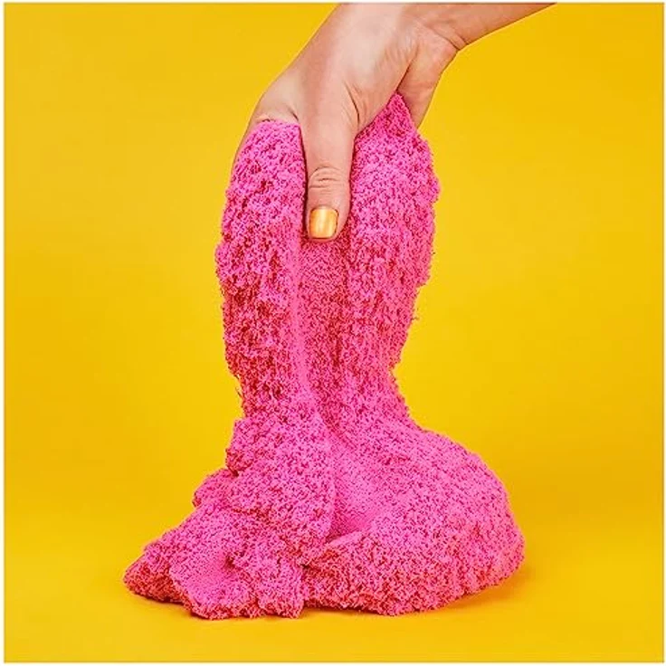 Kinetic Sand Schimmersand Crystal Pink, 907 g - rosa Glitzersand für Indoor-Sandspiel aus Schweden, ab 3 Jahren – Bild 4
